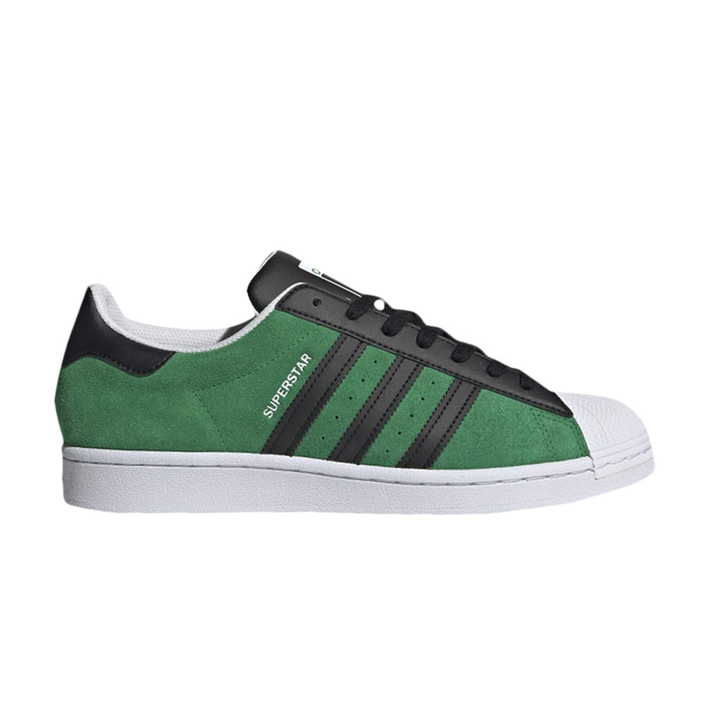 Pre-owned Adidas Originals Superstar 'green Core Black'