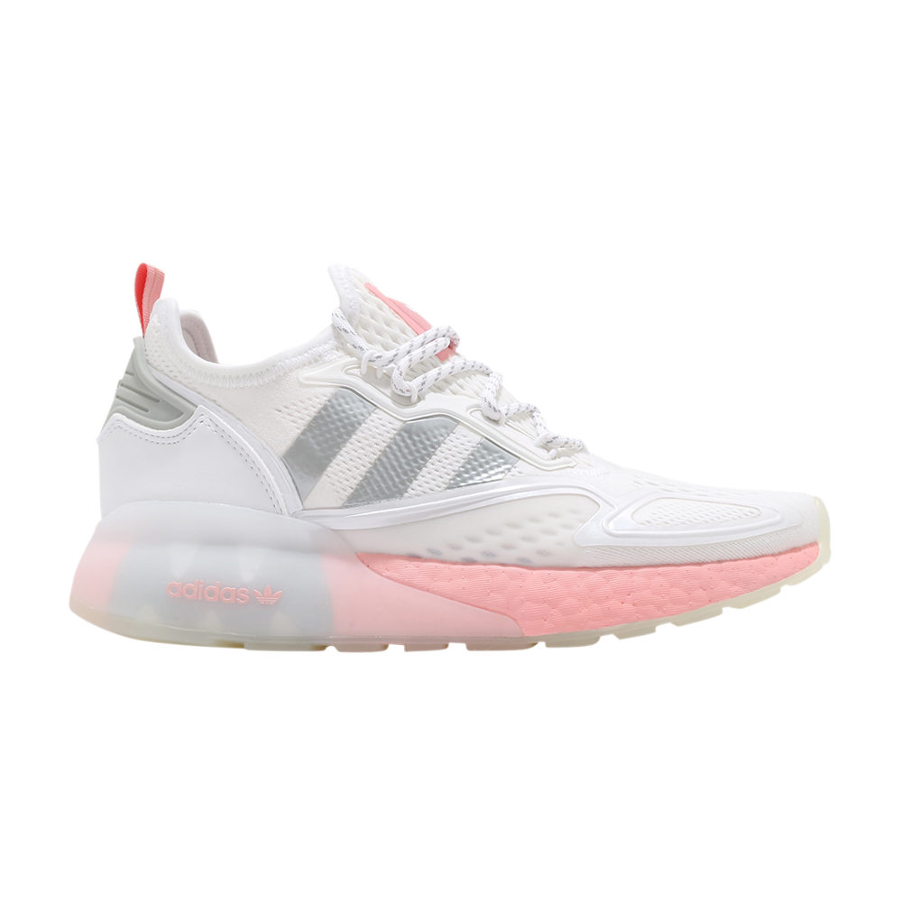 Pre-owned Adidas Originals Wmns Zx 2k Boost 'white Glow Pink'