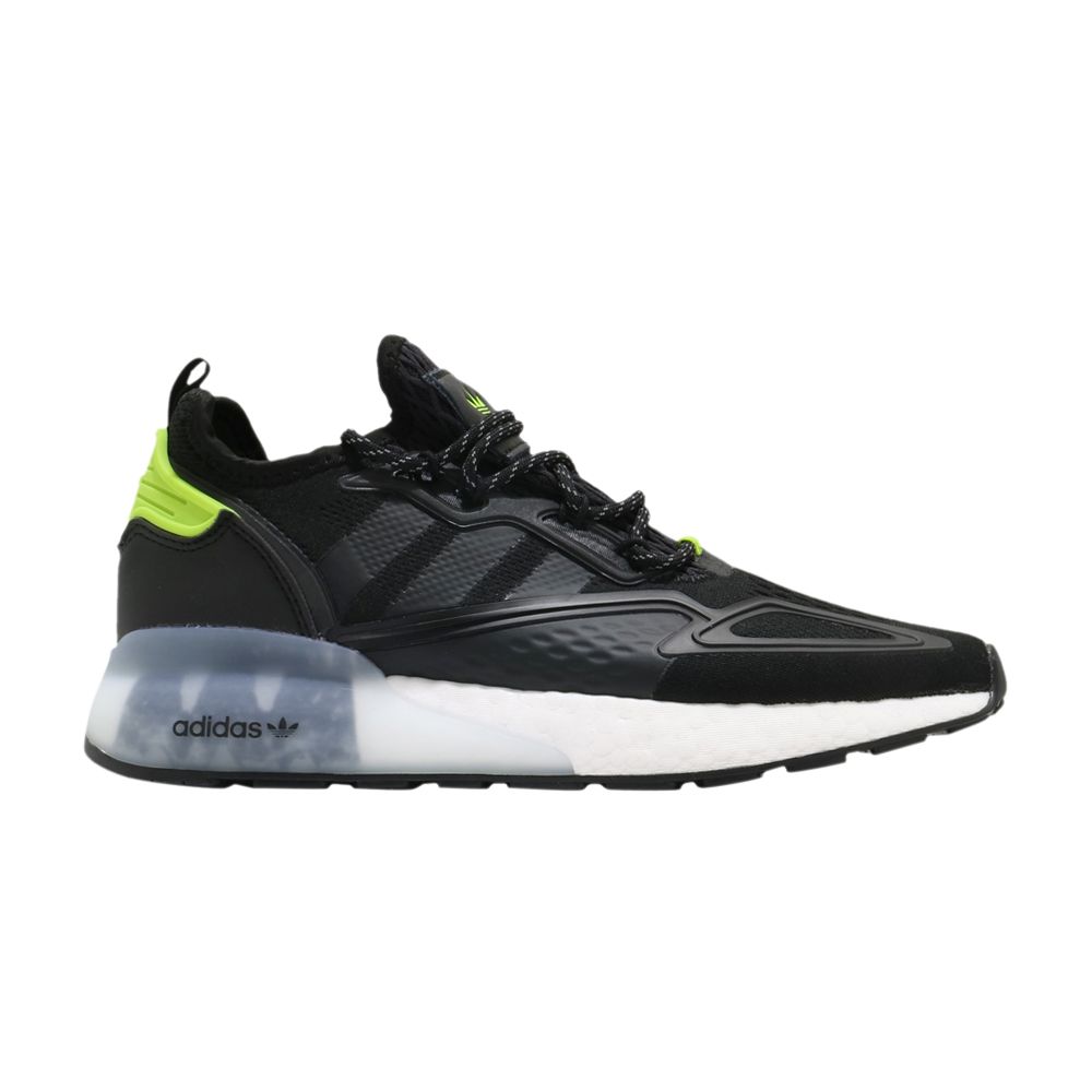 adidas ZX 2K Boost 'Black Semi Solar Slime' | Men's Size 10