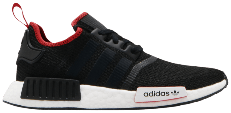 nmd r1 black red and blue