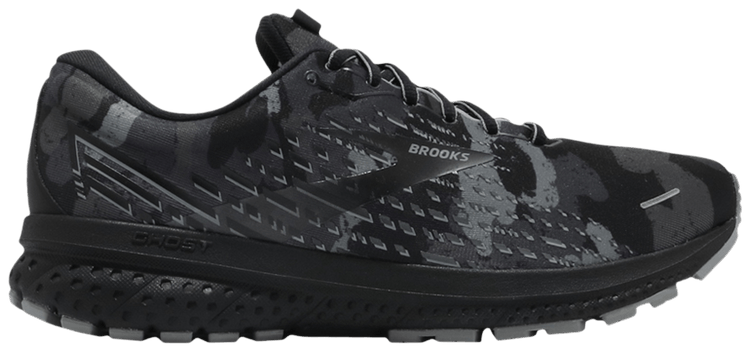Brooks Ghost 13 Camo Pack   Black Grey