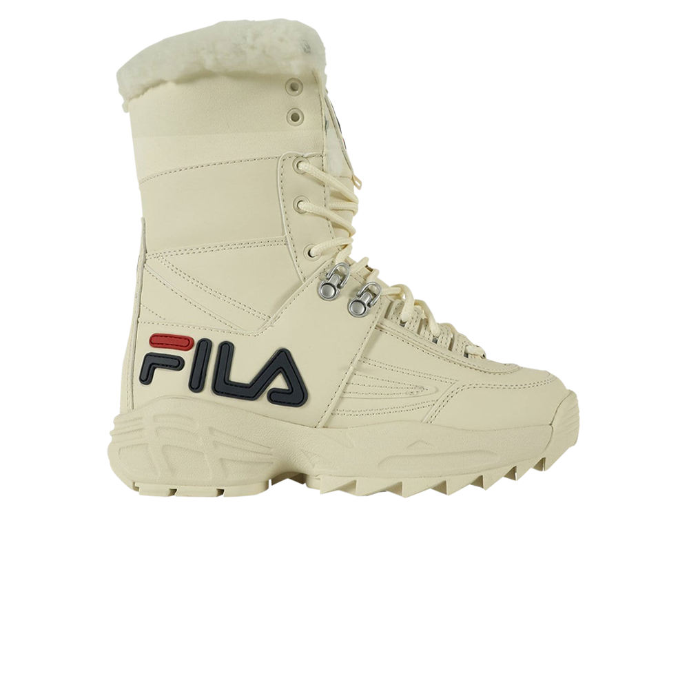 Pre-owned Fila Wmns Disruptor Boot 'white'
