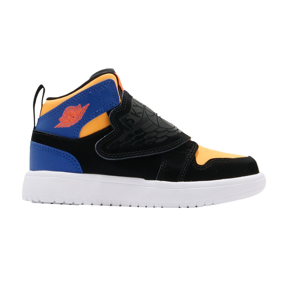 Pre-owned Air Jordan Sky Jordan 1 Ps 'royal Blue Orange' | Kid's Size 2.5