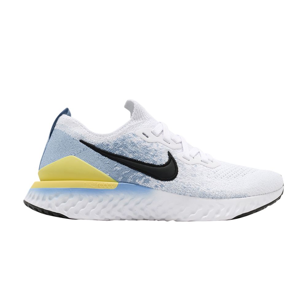 Nike Wmns Epic React Flyknit 2 'White Light Blue' | Women's Size 5