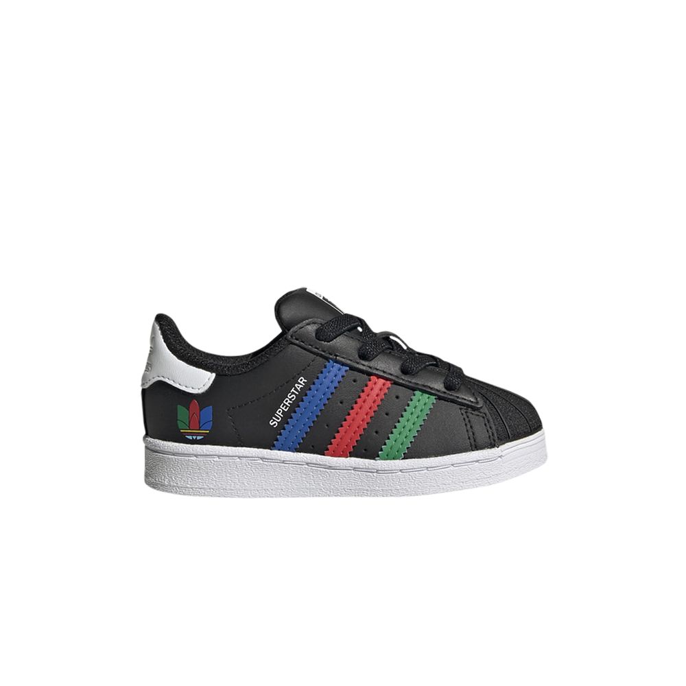 Superstar Infant 'Colorful Stripes - Core Black' - FW5239