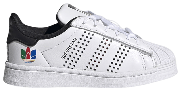 Adidas Superstar Infant Colorful Trefoil   Cloud White