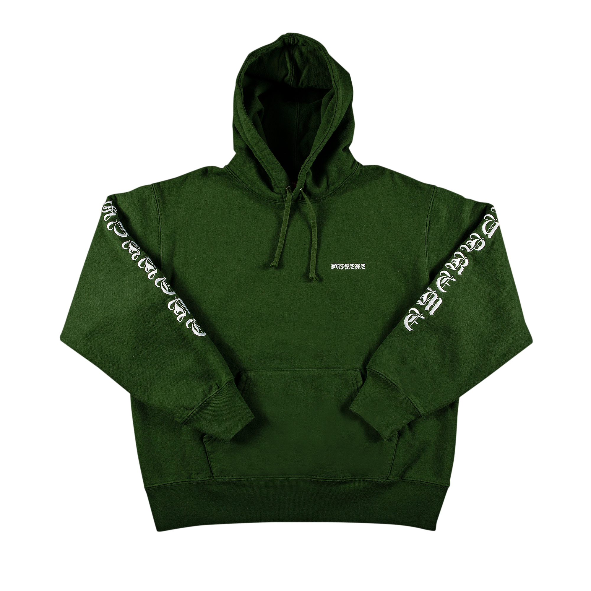 Pre-owned Supreme Peace Hooded Sweatshirt 'green'