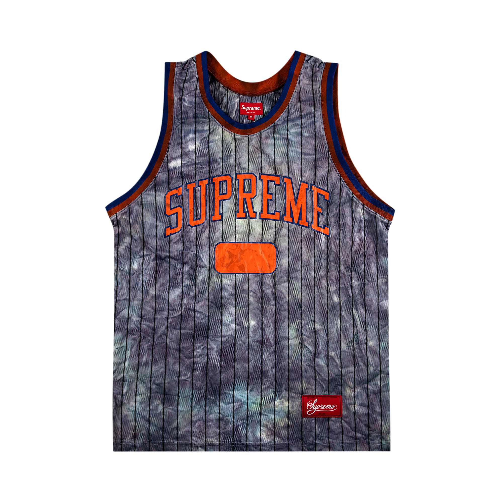 Supreme Dyed Basketball Jersey 'Royal' | Blue | Men's Size M