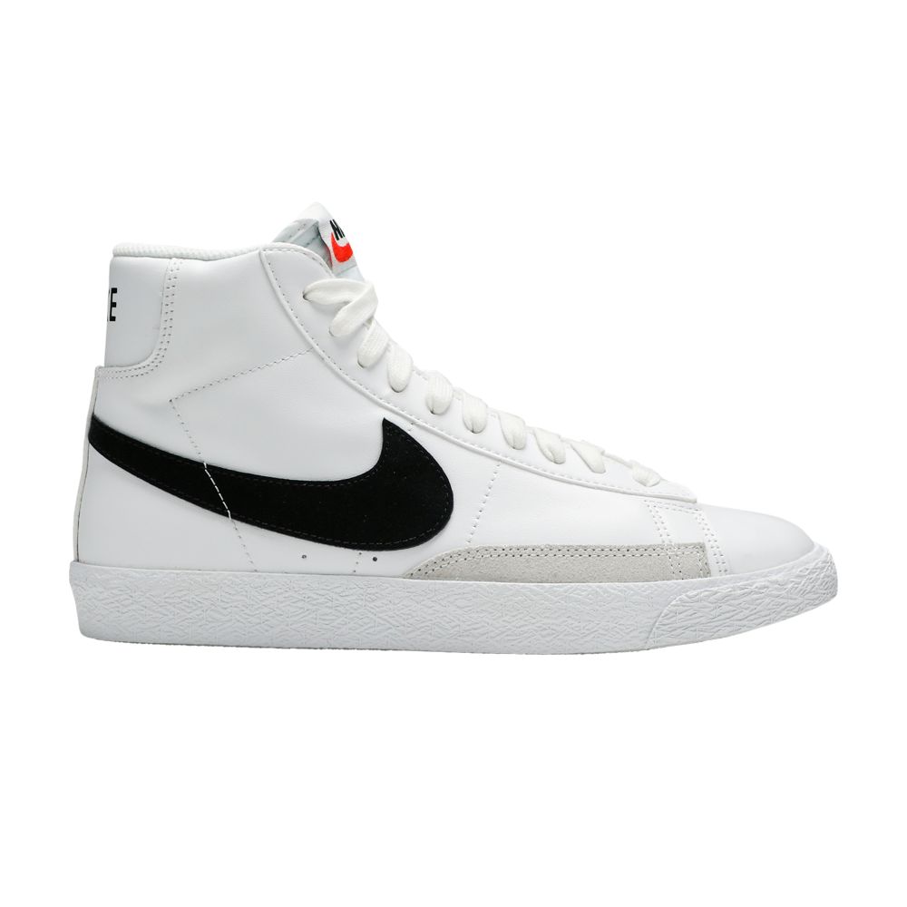 Pre-owned Nike Blazer Mid Gs 'white Black' | Kid's Size 4