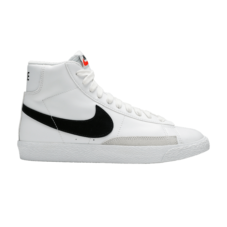 blazer mid gs white black