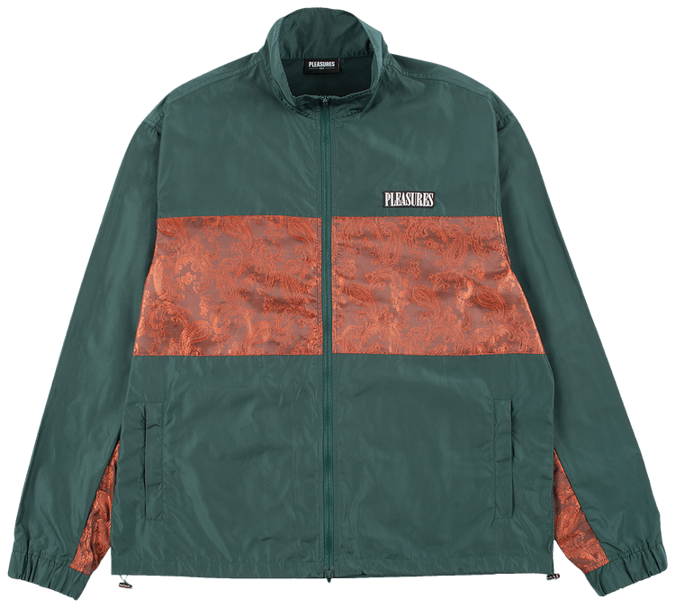 Pleasures Blast Track Jacket Forest Green