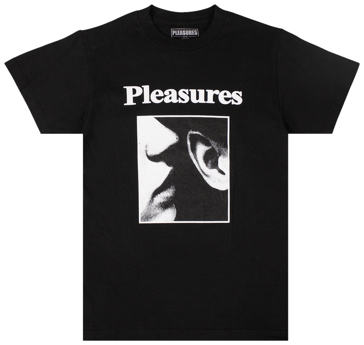 Pleasures Whisper Short Sleeve T Shirt Black