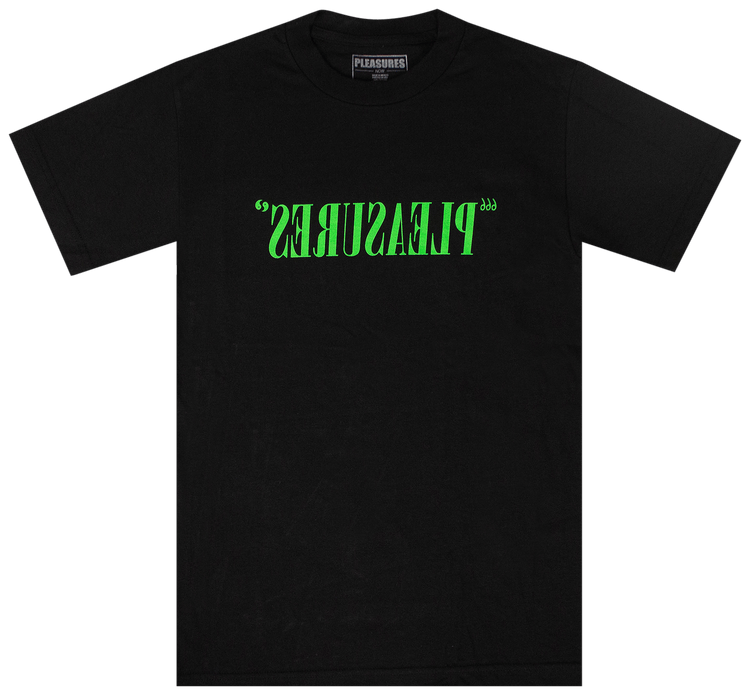 Pleasures Flipped Logo Tee Black