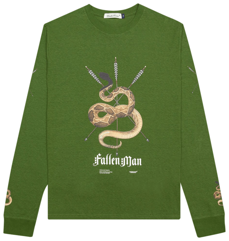 Undercover Fallen Man Snake Pullover Khaki