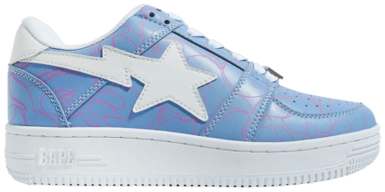 Bapesta Low Line Camo   Purple