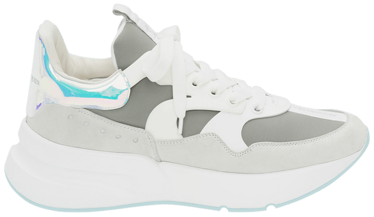 alexander mcqueen iridescent transparent oversized sneakers