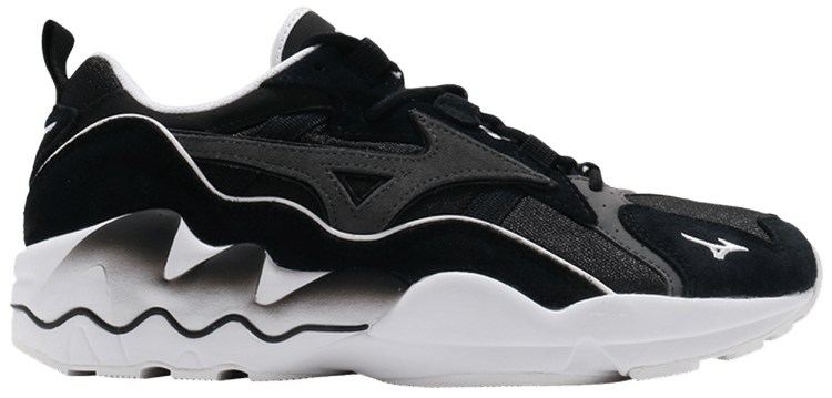 Mizuno Wave Rider 1 S Black White