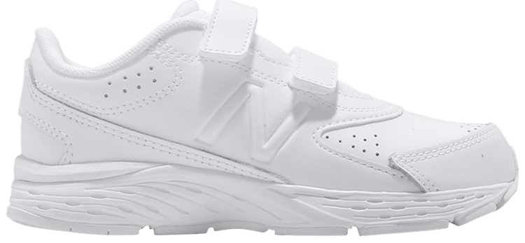 New Balance 680v6 Kids Wide Uniform   White