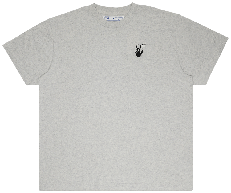 Off White Agreement Short Sleeve Over Tee Green