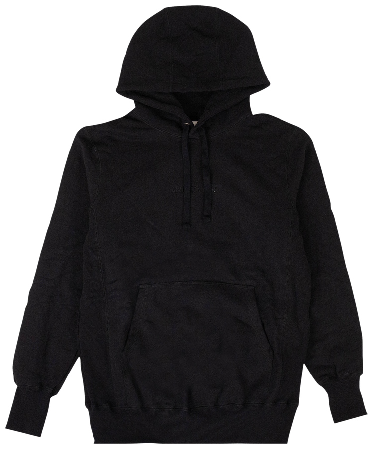 Aime Leon Dore Drawstring Logo Hooded Sweatshirt Black