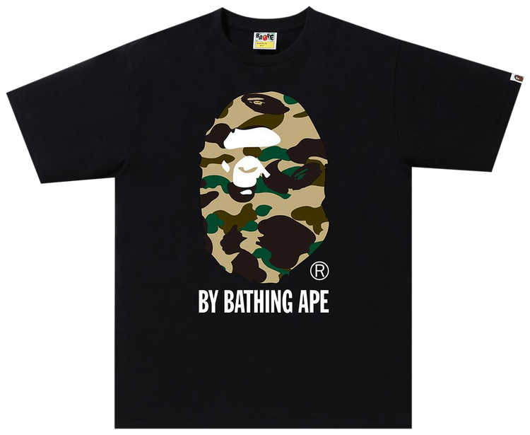 BAPE 1st Camo By Bathing Ape Tee BlackYellow