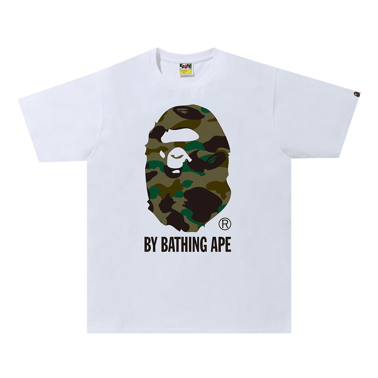 BAPE 1st Camo By Bathing Ape Tee WhiteGreen