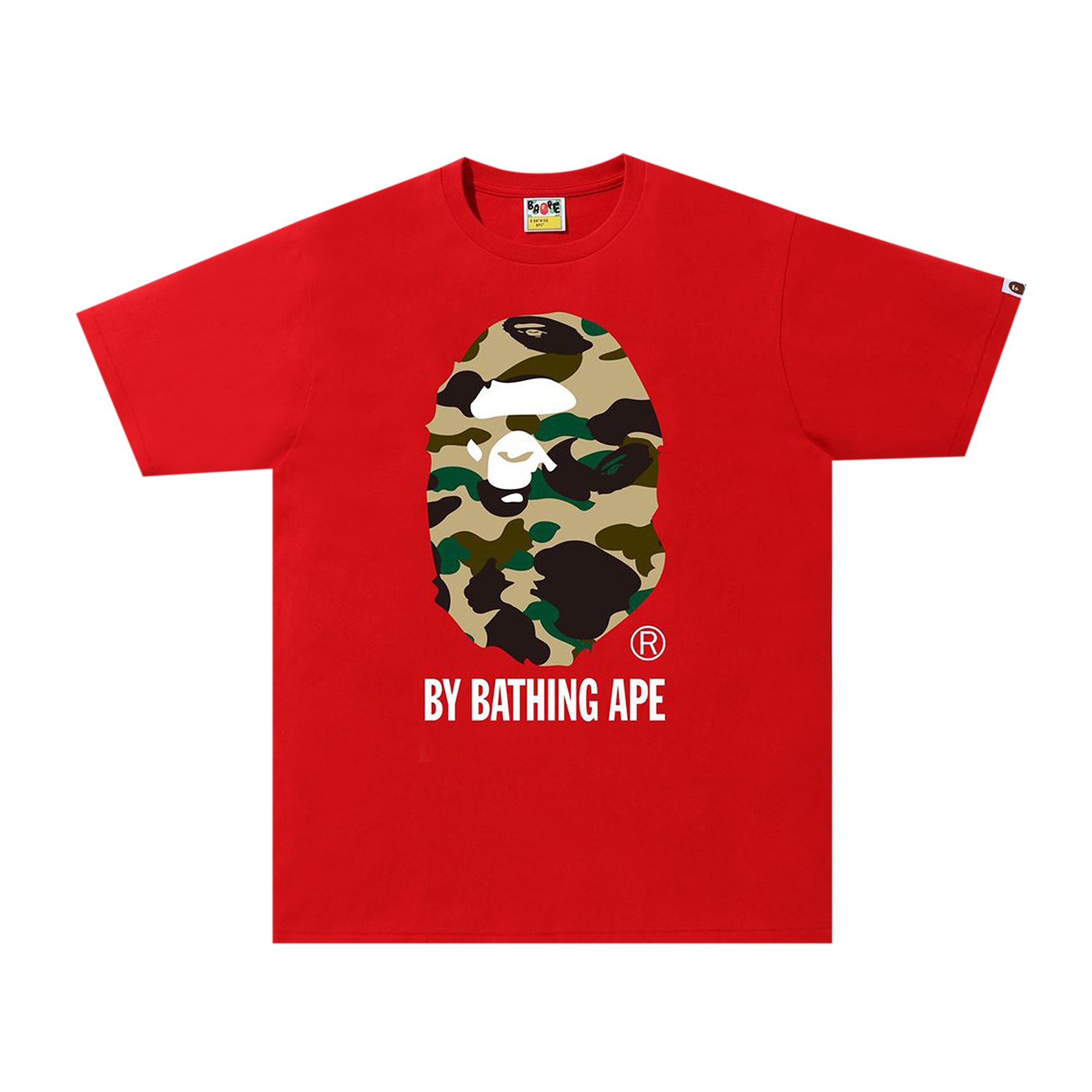 BAPE 1st Camo By Bathing Ape Tee 'Red/Yellow' | Men's Size S