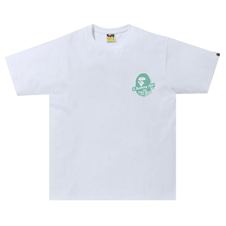 BAPE Circle Tee WhiteGreen