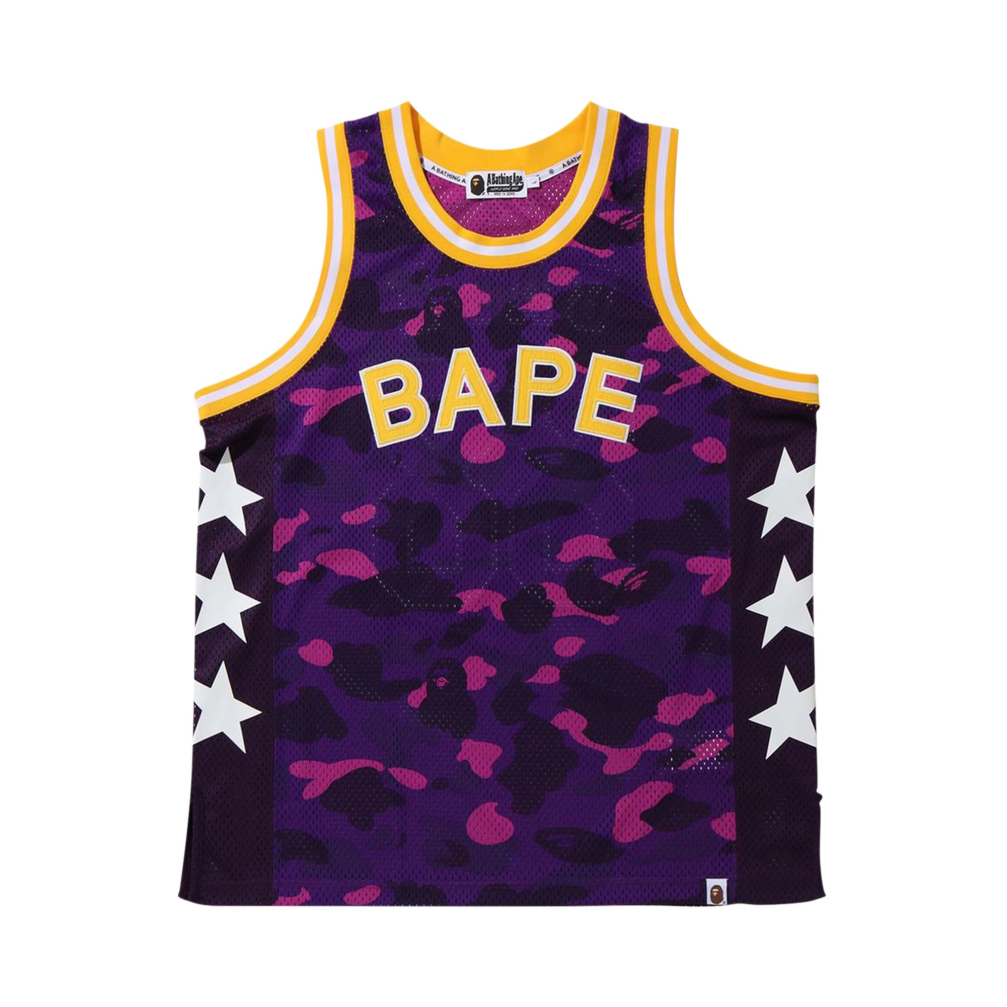 BAPE Color Camo Bape Basketball Tank Top 'Purple' | Men's Size XL