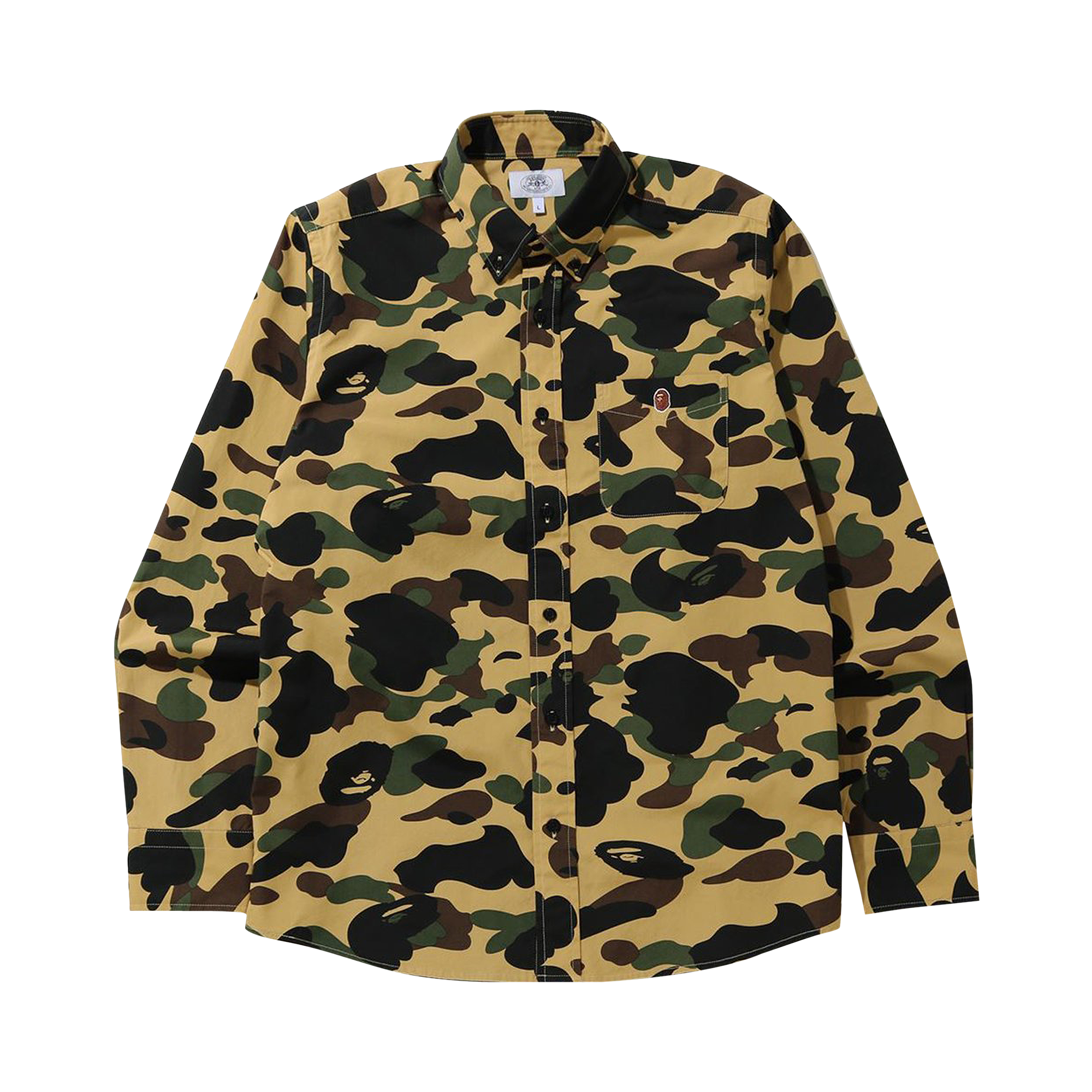 BAPE 1st Camo NYC Logo Tee Black/Yellow