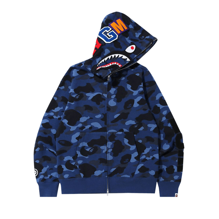 A bathing ape hoodie camo top