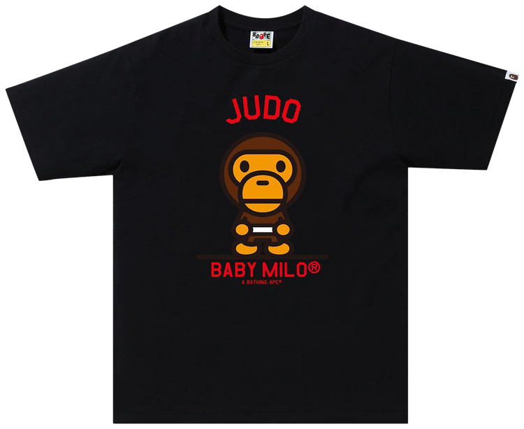 BAPE Milo Judo Sports Tee Black