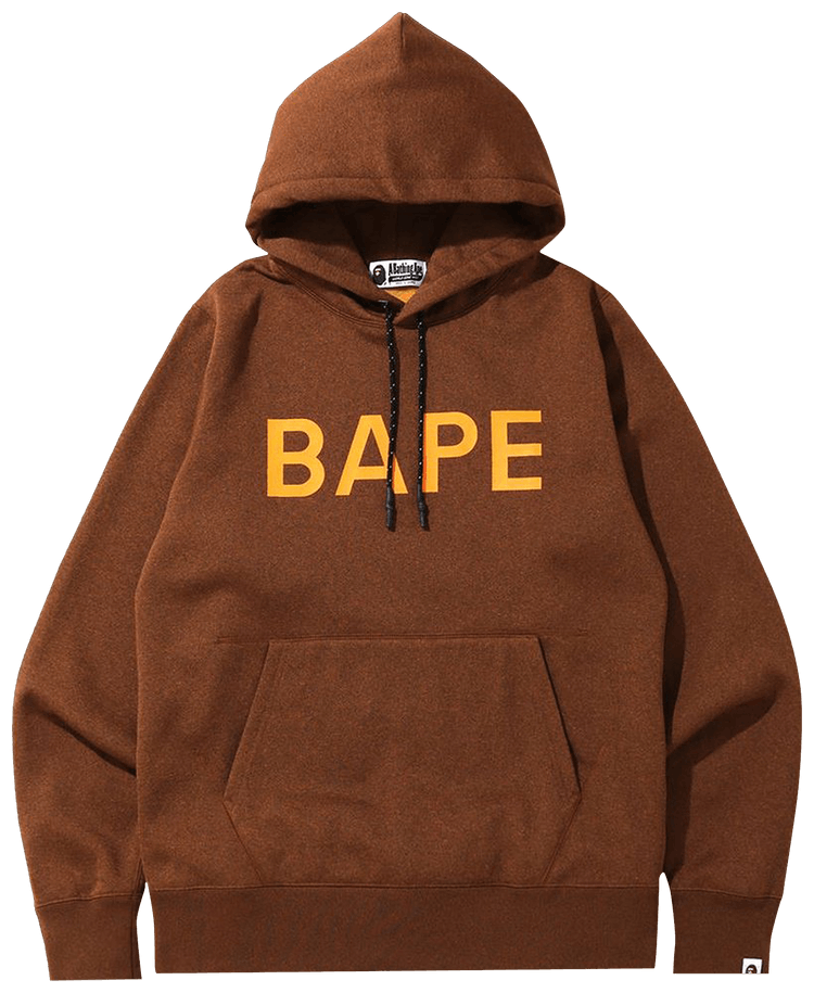 BAPE Bape Pullover Hoodie Brown