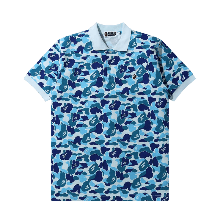 Buy BAPE ABC Camo One Point Polo Blue 1G30 112 003 BLUE GOAT