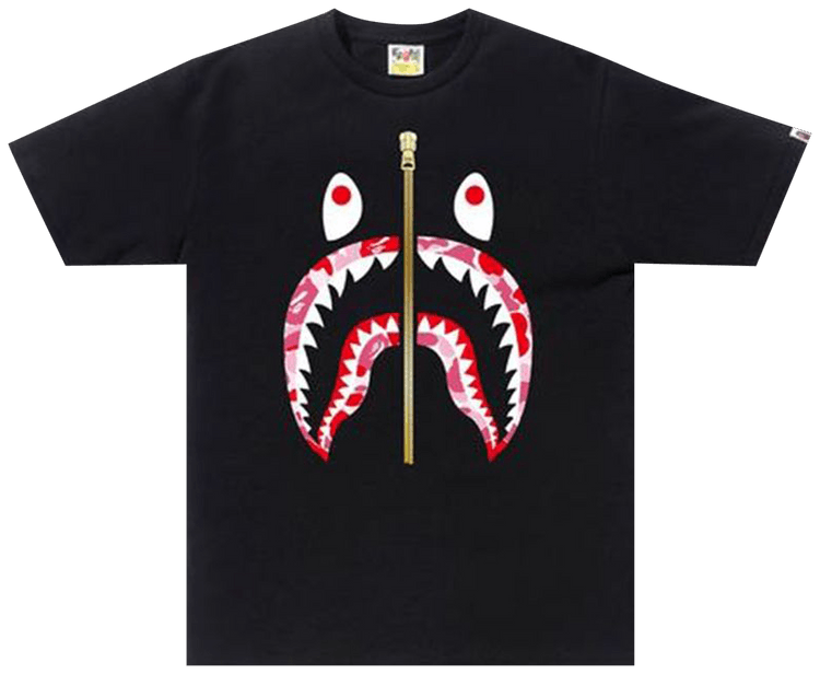 BAPE ABC Camo Shark Tee BlackPink