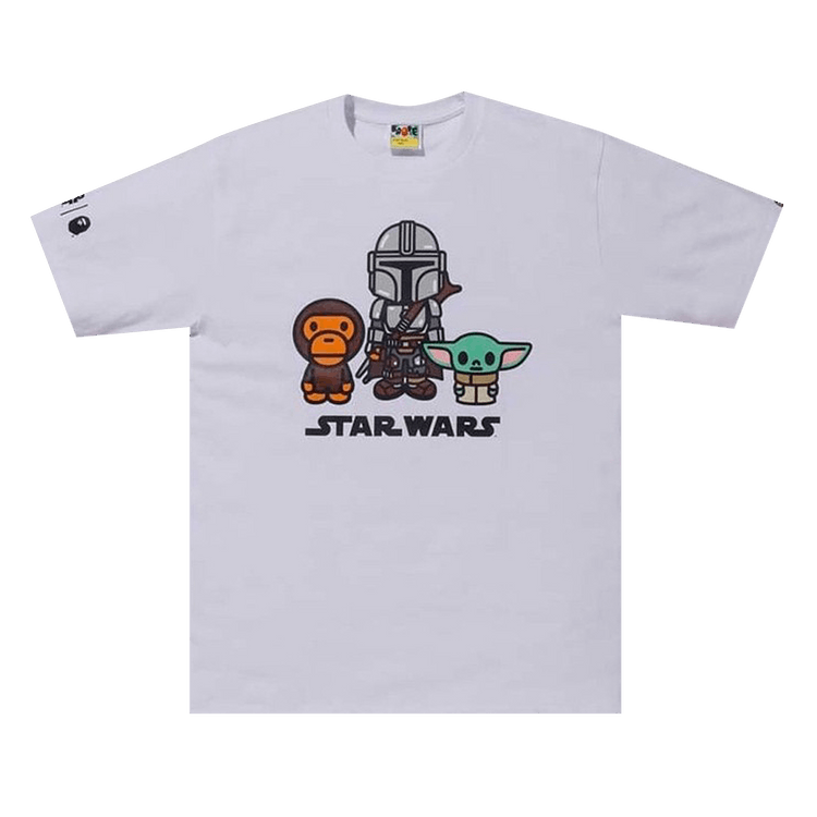 Buy BAPE x Star Wars x Baby Milo x The Child Mandolorian Tee