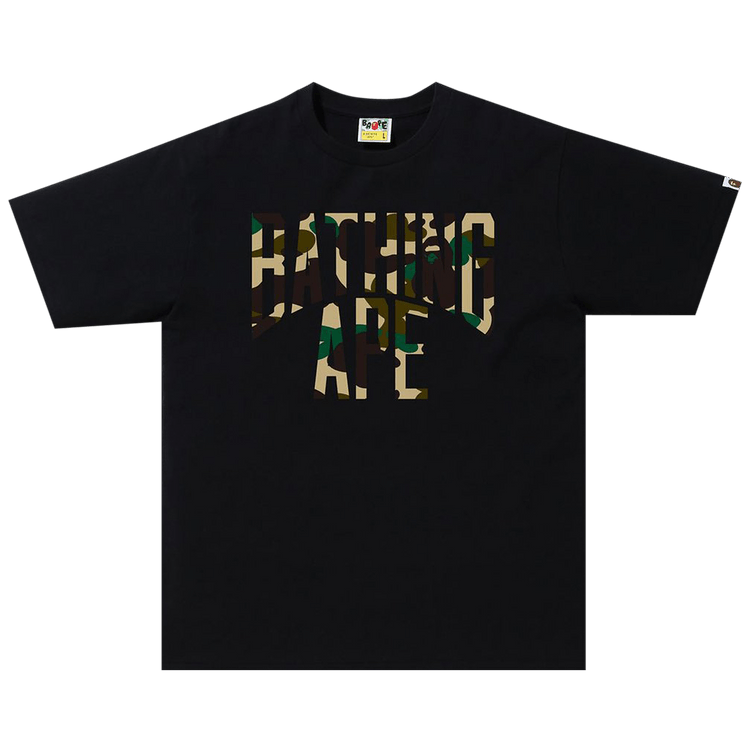 BAPE 1st Camo Nyc Logo Tee BlackYellow