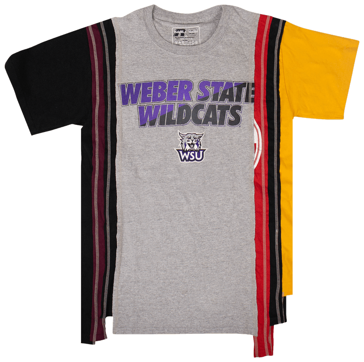 Needles Weber State Wildcats T Shirt Gray