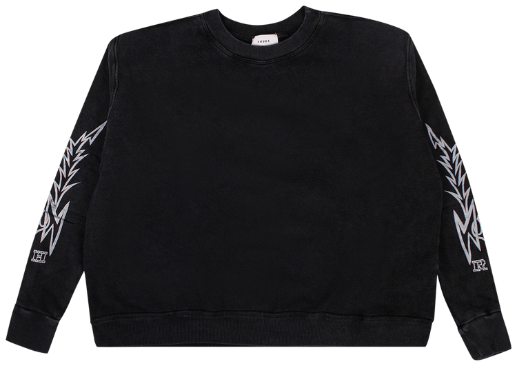 Rhude Horse Crew Neck Sweatshirt Black