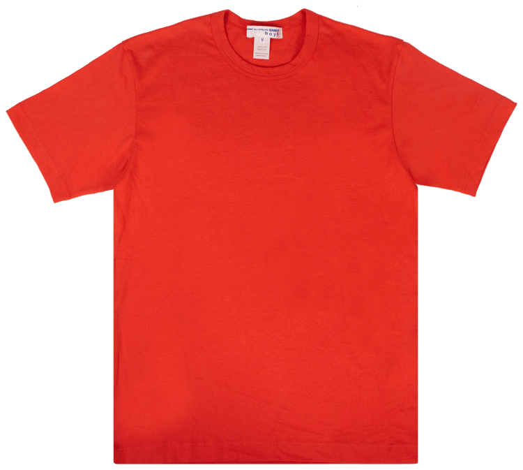 Comme des Garcons SHIRT Boys Logo T Shirt Red