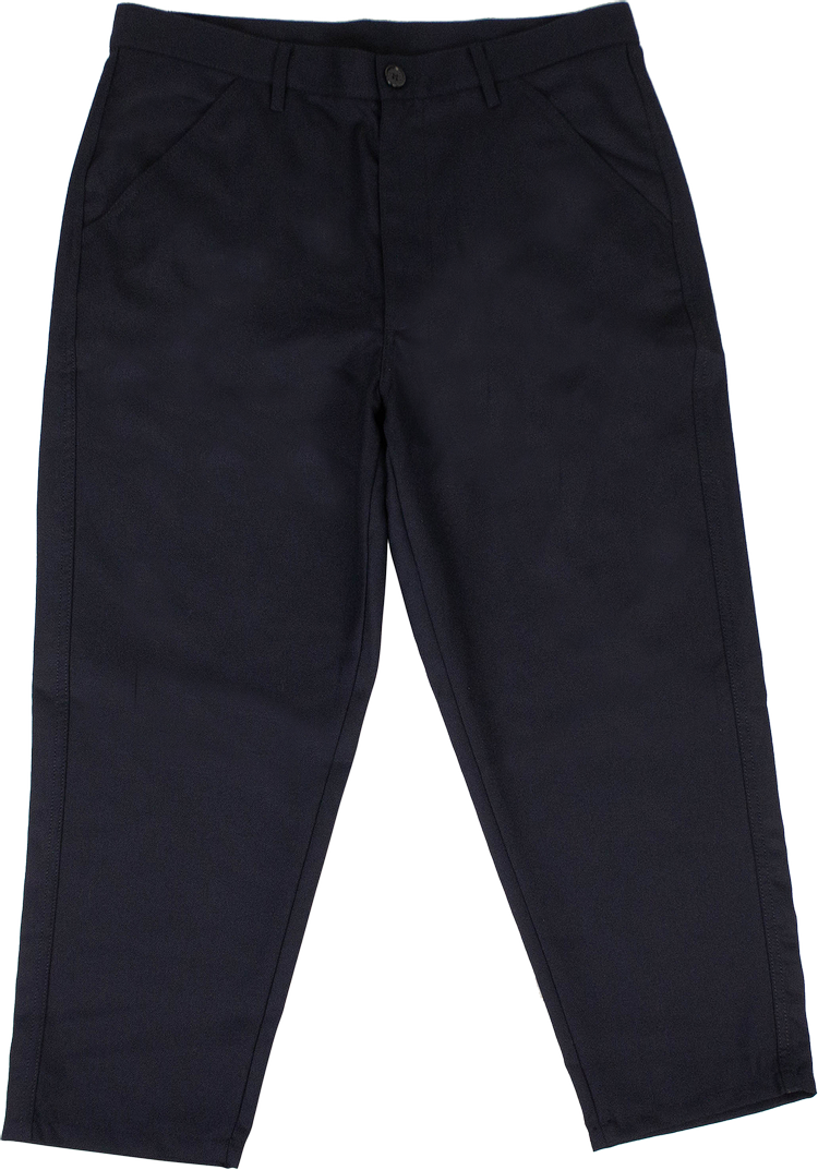 Comme des Garçons SHIRT Gabardine Wide Pant 'Navy'