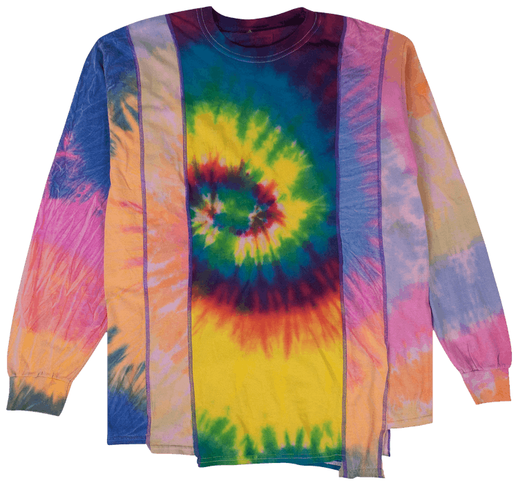 Needles 5 Cuts Tie Dye Long Sleeve Tee Multicolor