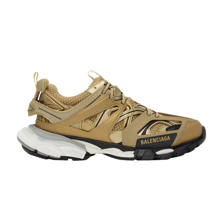 Size 9.0 Balenciaga Track Trainer Metallic Gold
