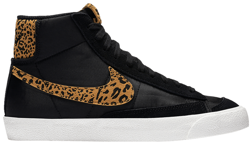 womens blazer mid 77 leopard