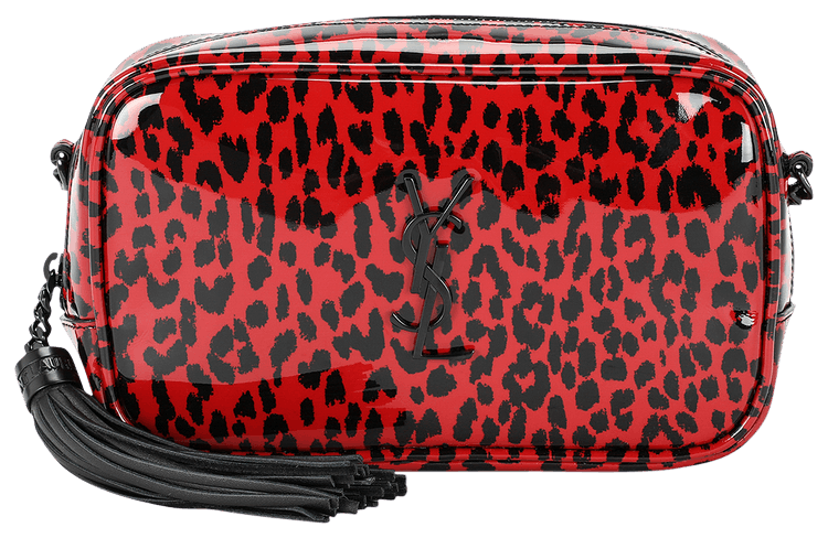 Saint Laurent Monogram Crossbody Bag RougeNoirNero