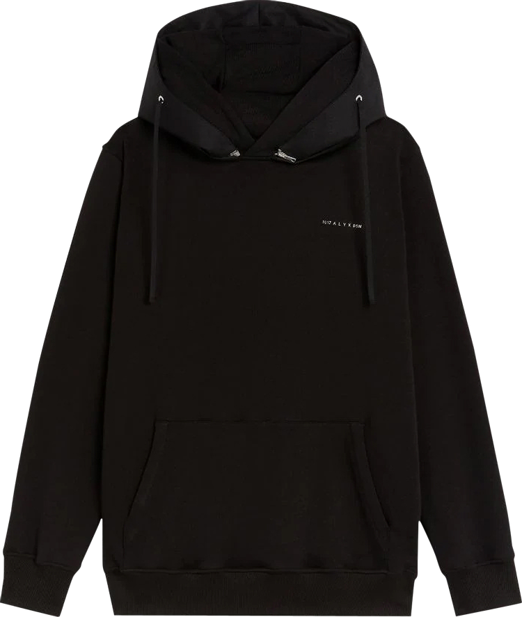 1017 ALYX 9SM Mackintosh Metal Logo Hoodie Black