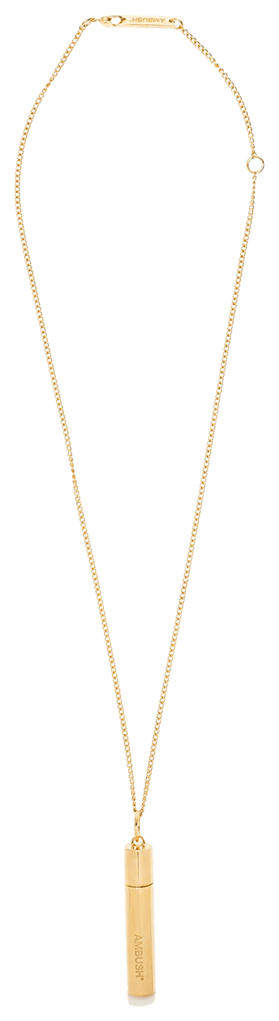 Ambush Pill Case Necklace GoldBlack