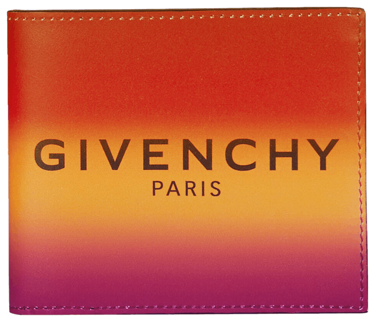 Givenchy Faded Effect Card Holder Orange