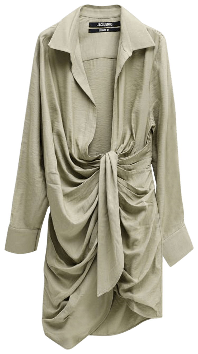 Jacquemus La Robe Bahia Dress Light Green