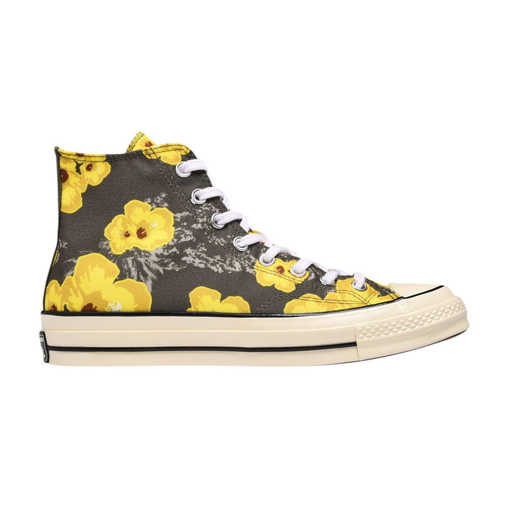 Pre-owned Converse Chuck 70 High 'paradise Floral' In Green